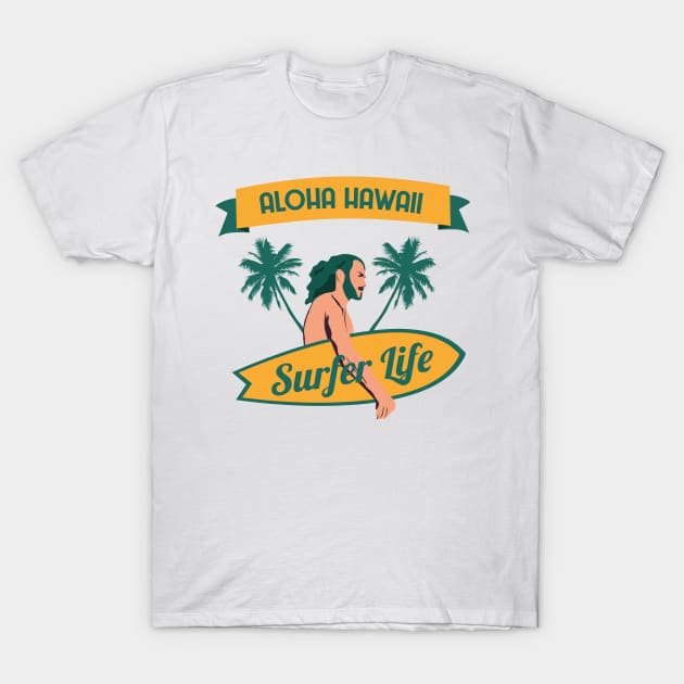 Surfing | Beach | Summer Full Of Surfing T-Shirt by ZiaZiaShop